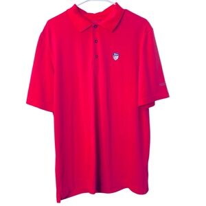 Bobby Jones X-H2O Performance Golf Polo‎ Men’s Large Pink Strawberry Canterbury